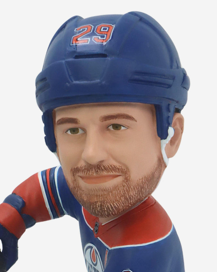 Leon Draisaitl Edmonton Oilers Single Postseason Overtime Goals Record Bobblehead FOCO - FOCO.com