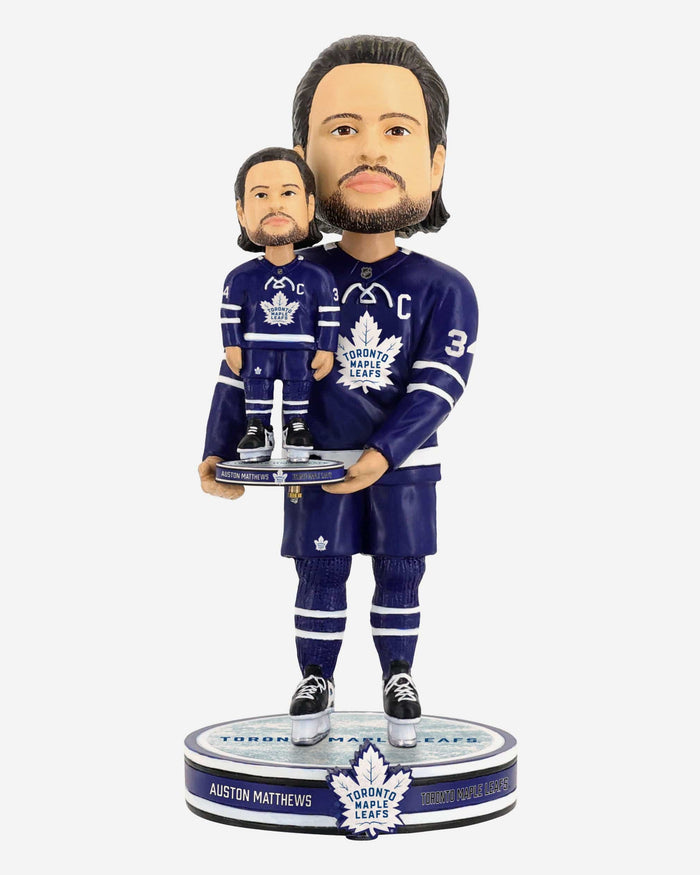Auston Matthews Toronto Maple Leafs Bobble Dubblz Bobblehead FOCO - FOCO.com