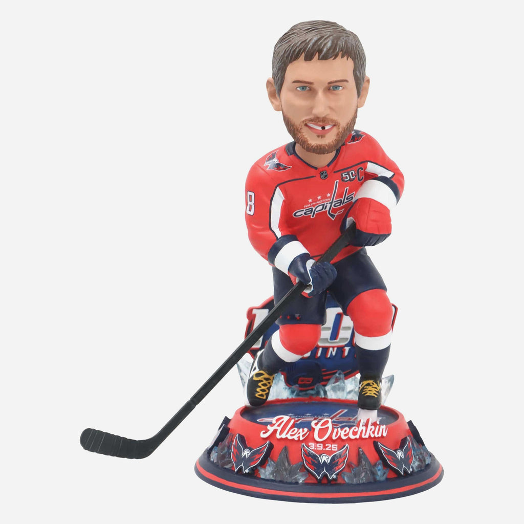 Alex Ovechkin Washington Capitals 1600 Career Points Bobblehead FOCO - FOCO.com