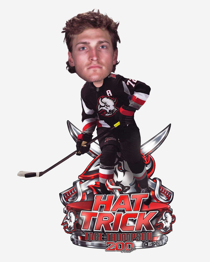 Tage Thompson Buffalo Sabres 200th Goal & Hat Trick Game Bobblehead FOCO - FOCO.com