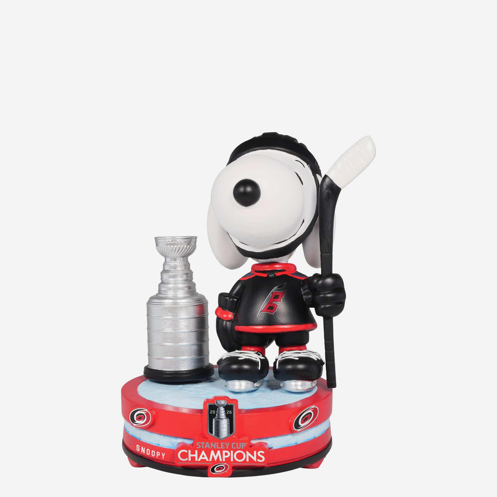 Carolina Hurricanes 2026 Stanley Cup Champions Snoopy Peanuts Bobblehead