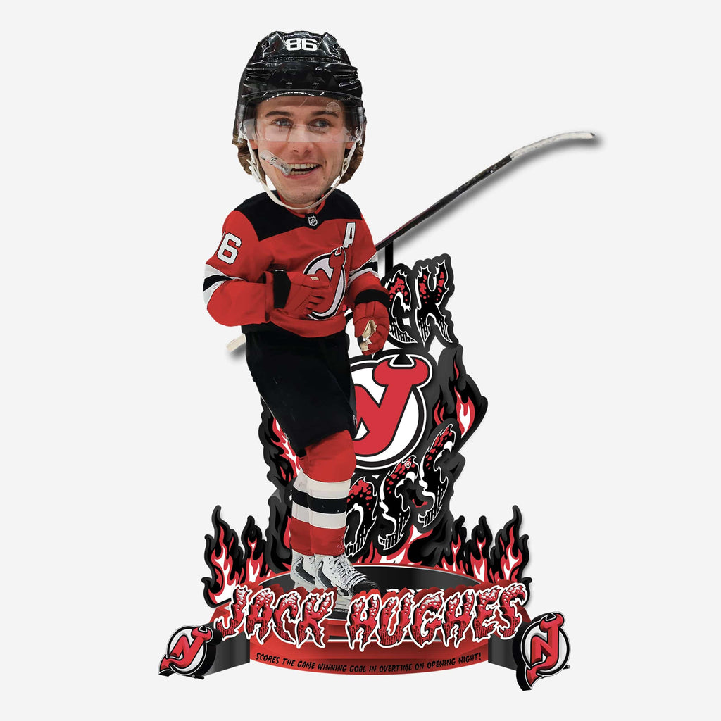 Jack Hughes New Jersey Devils 2026 Opening Night Overtime Goal Bobblehead FOCO - FOCO.com