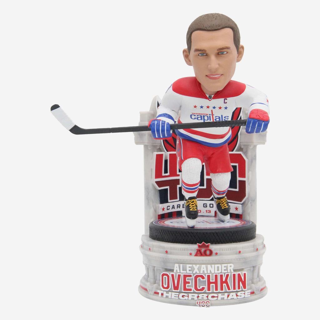 Alex Ovechkin Washington Capitals 400th Goal Bobblehead FOCO - FOCO.com