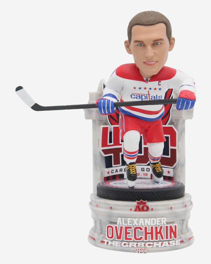 Alex Ovechkin Washington Capitals 400th Goal Bobblehead FOCO - FOCO.com