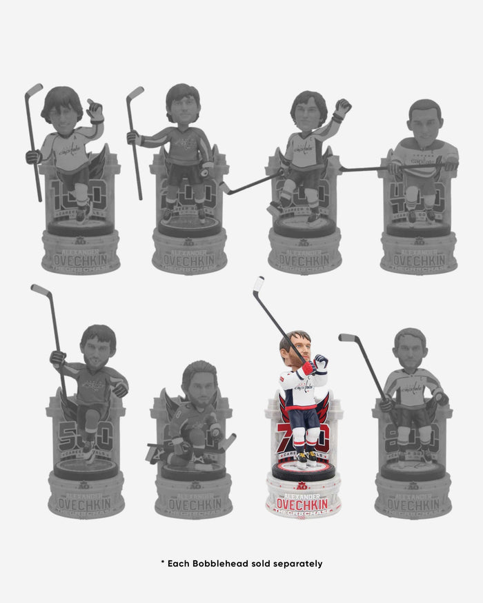 Alex Ovechkin Washington Capitals 700th Goal Bobblehead FOCO - FOCO.com