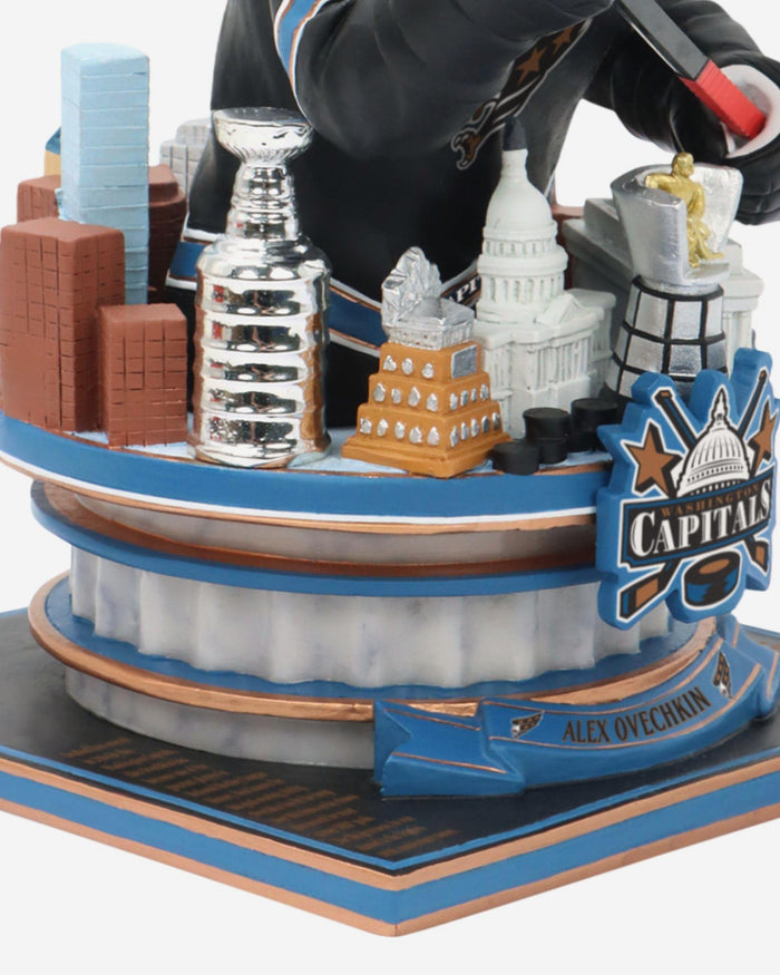 Alex Ovechkin Washington Capitals Black Uniform Bust Bighead Bobblehead FOCO - FOCO.com