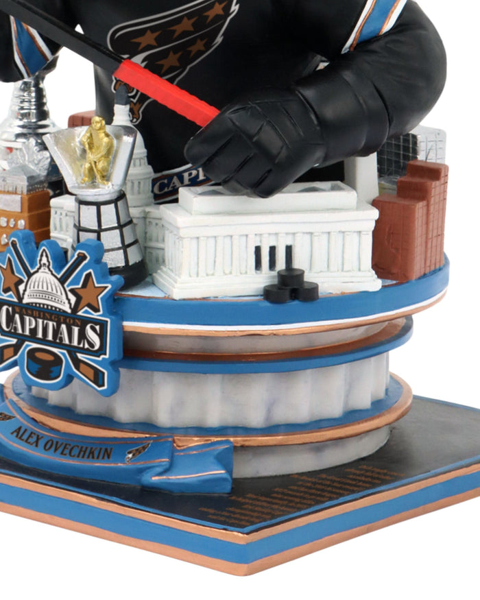 Alex Ovechkin Washington Capitals Black Uniform Bust Bighead Bobblehead FOCO - FOCO.com