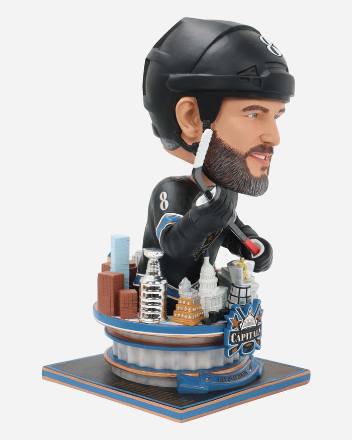 Alex Ovechkin Washington Capitals Black Uniform Bust Bighead Bobblehead FOCO - FOCO.com