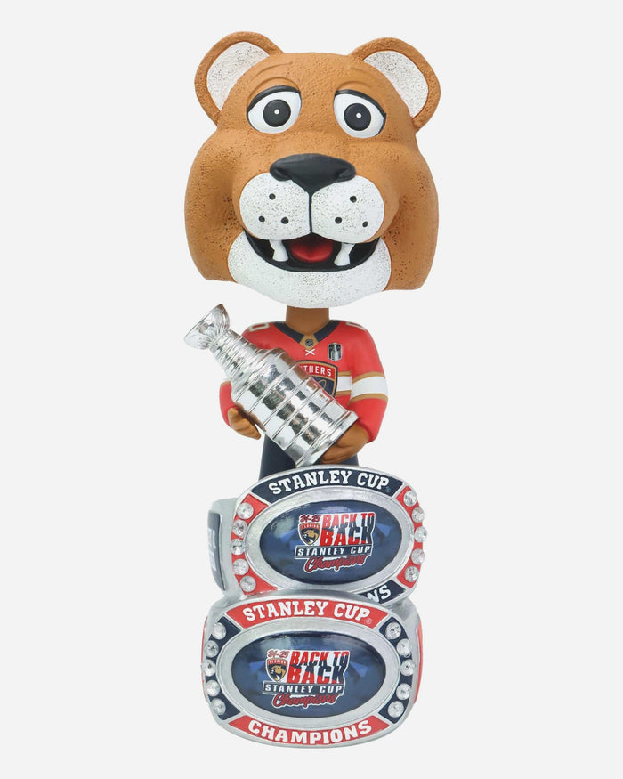 Stanley C Panther Florida Panthers 2025 Stanley Cup Champions Ring Base Mascot Bighead FOCO - FOCO.com