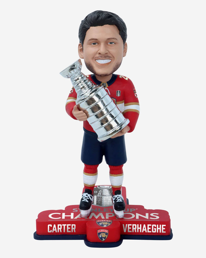 Carter Verhaeghe Florida Panthers 2024 Stanley Cup Champions Bobblehead FOCO - FOCO.com