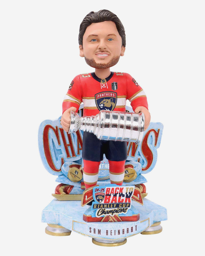 Sam Reinhart Florida Panthers 2025 Stanley Cup Champions Celebration Bobblehead FOCO - FOCO.com