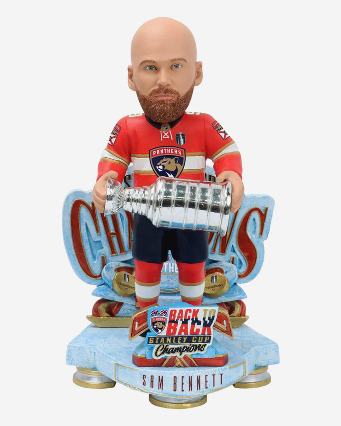 Sam Bennett Florida Panthers 2025 Stanley Cup Champions Celebration Bobblehead FOCO - FOCO.com