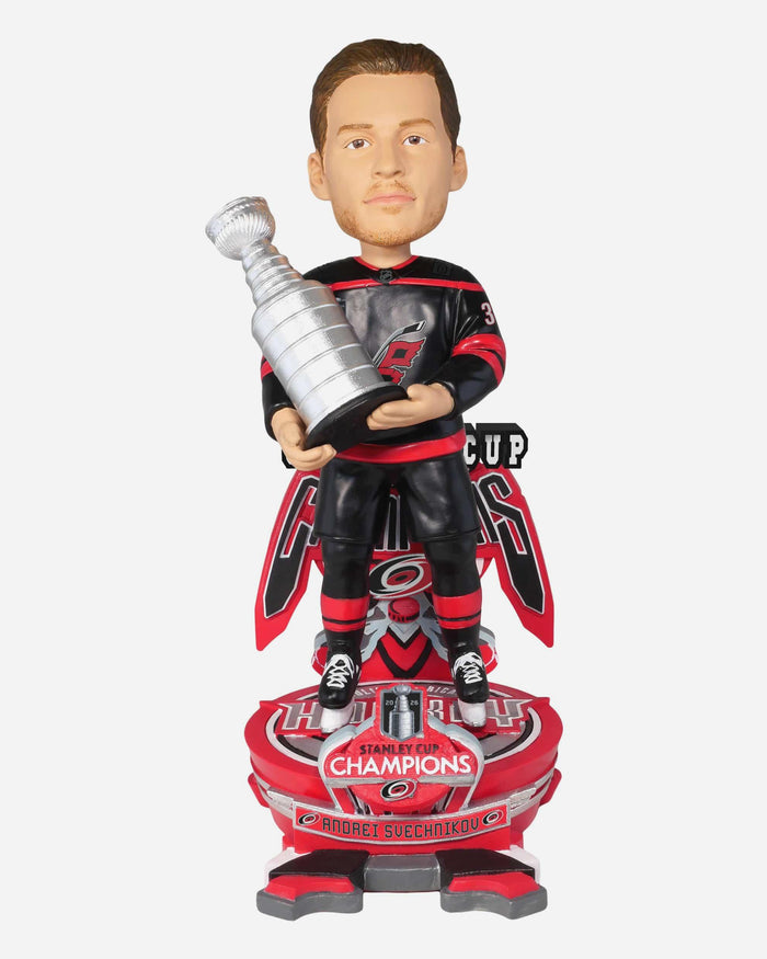 Andrei Svechnikov Carolina Hurricanes 2026 Stanley Cup Champions Celebration Bobblehead FOCO - FOCO.com