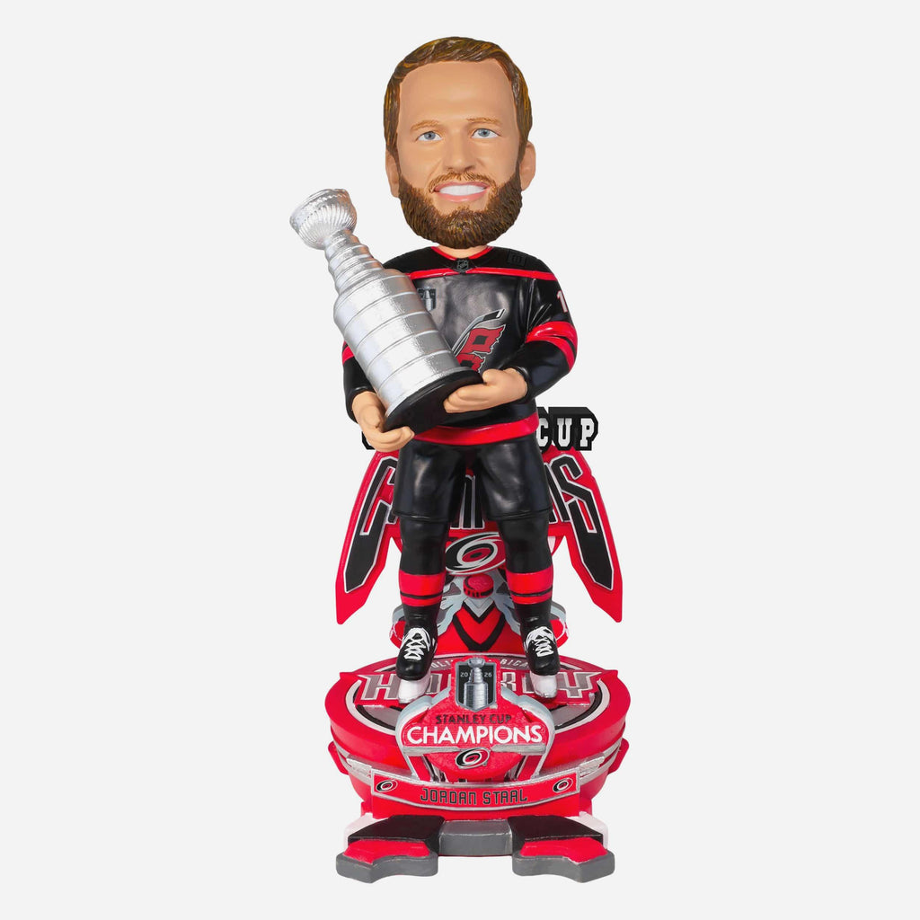 Jordan Staal Carolina Hurricanes 2026 Stanley Cup Champions Celebration Bobblehead FOCO - FOCO.com