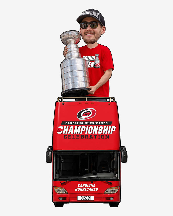 Brandon Bussi Carolina Hurricanes 2026 Stanley Cup Champions Bussin' Parade Bus Bobblehead