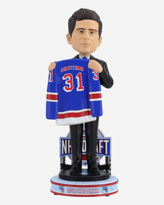 Igor Shesterkin New York Rangers 2014 NHL Draft Pick Bobblehead FOCO - FOCO.com