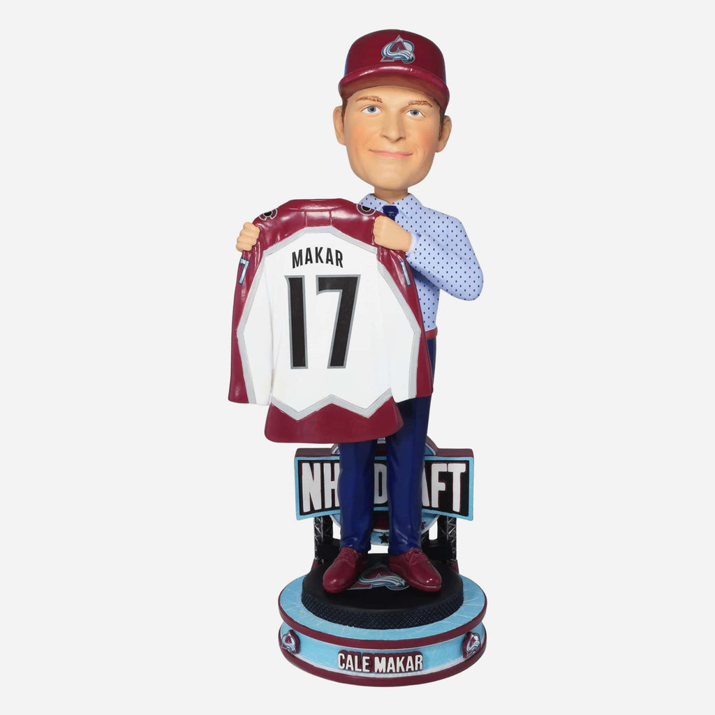 Cale Makar Colorado Avalanche 2017 NHL Draft Pick Bobblehead FOCO - FOCO.com