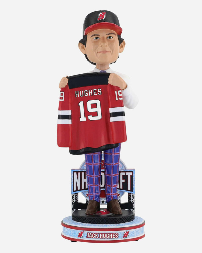 Jack Hughes New Jersey Devils 2019 NHL Draft Pick Bobblehead FOCO - FOCO.com