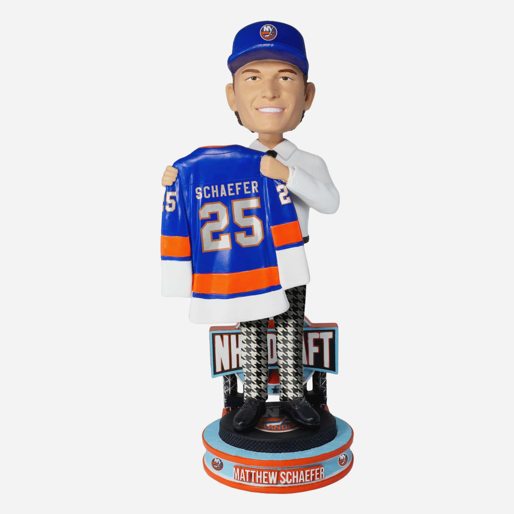 Matthew Schaefer New York Islanders 2025 NHL Draft Pick Bobblehead FOCO - FOCO.com