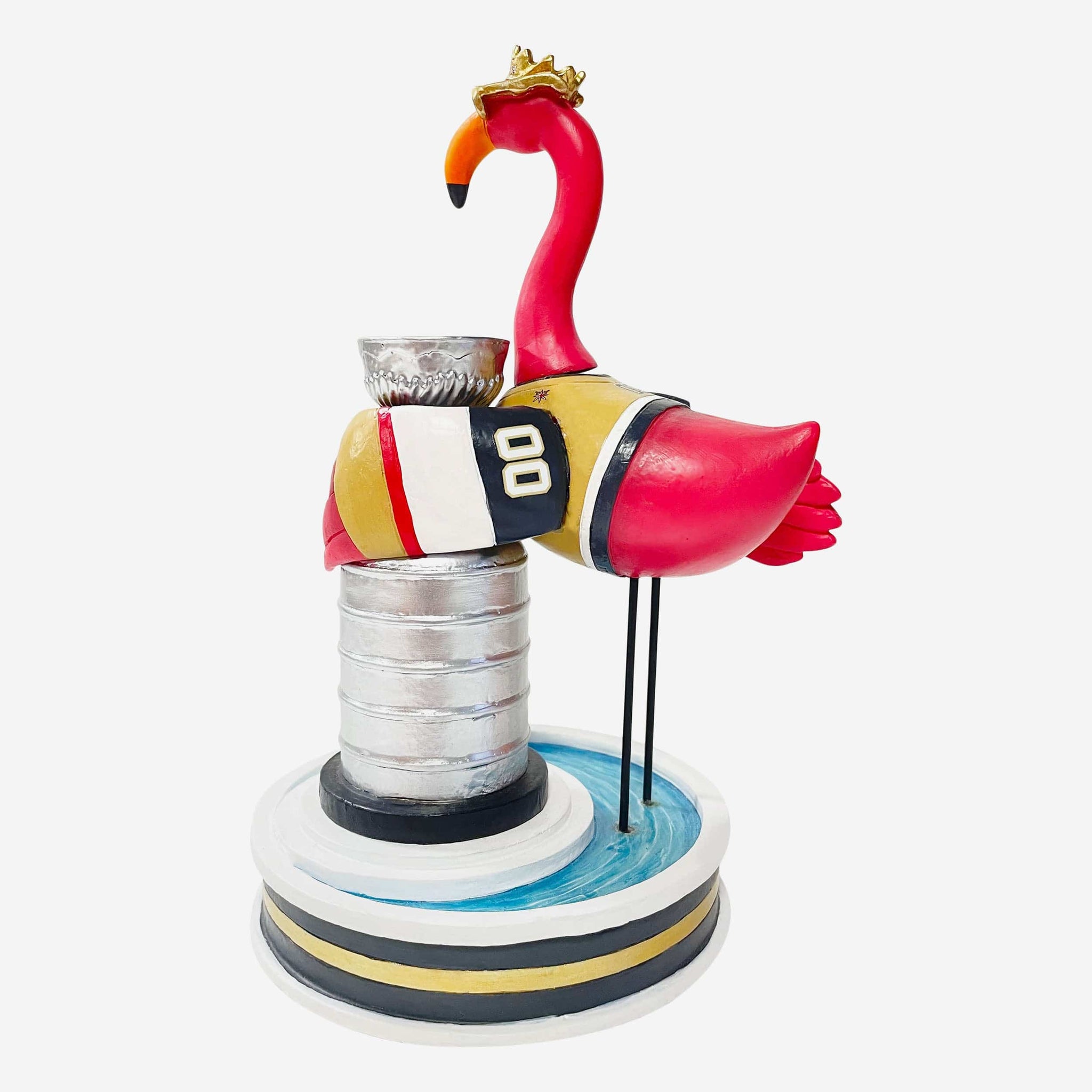 Flamingo Stanley Cup Straw Flag