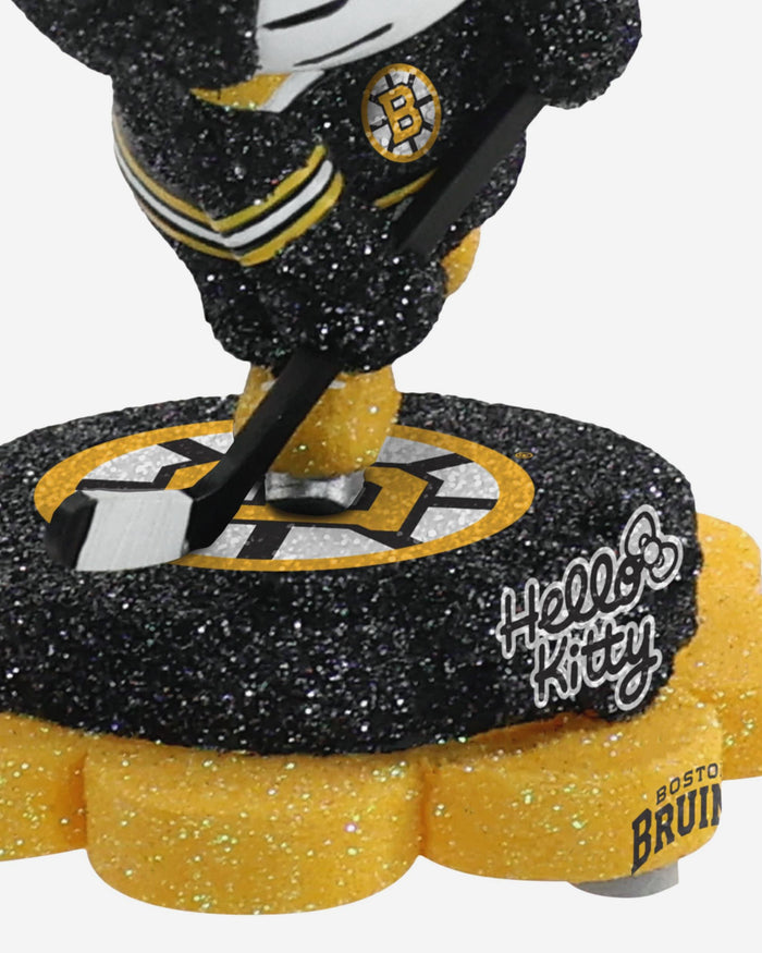 Boston Bruins Hello Kitty® Glitter Mini Bobblehead FOCO - FOCO.com