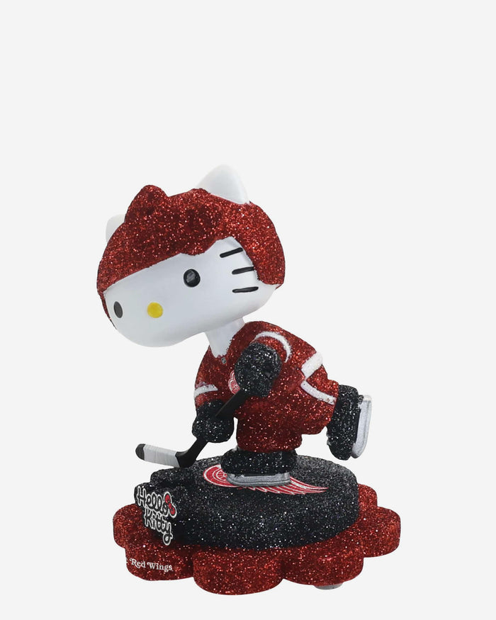 Detroit Red Wings Hello Kitty® Glitter Mini Bobblehead FOCO - FOCO.com