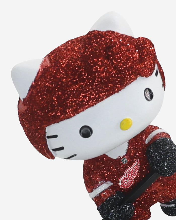 Detroit Red Wings Hello Kitty® Glitter Mini Bobblehead FOCO - FOCO.com