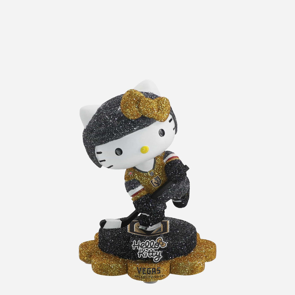 Vegas Golden Knights Hello Kitty® Glitter Mini Bobblehead FOCO - FOCO.com