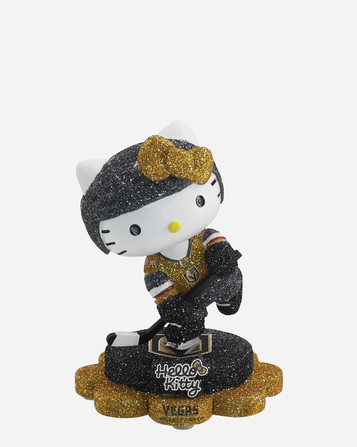 Vegas Golden Knights Hello Kitty® Glitter Mini Bobblehead FOCO - FOCO.com
