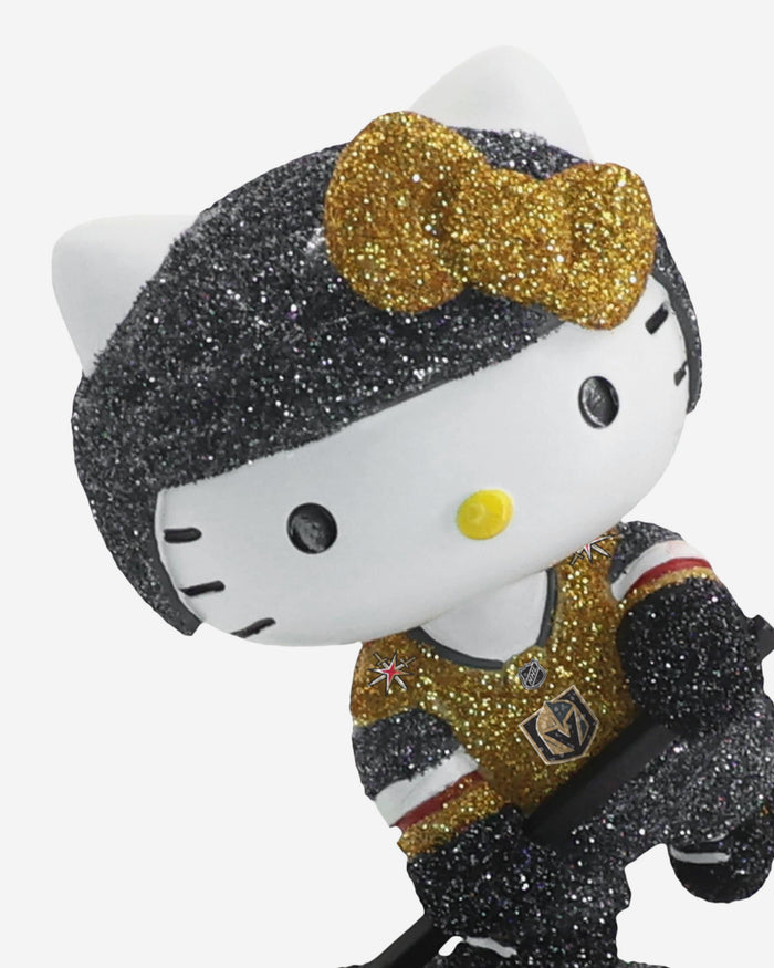Vegas Golden Knights Hello Kitty® Glitter Mini Bobblehead FOCO - FOCO.com