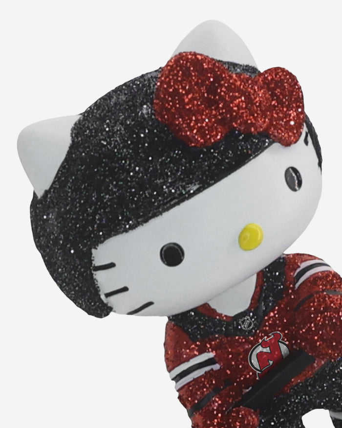 New Jersey Devils Hello Kitty® Glitter Mini Bobblehead FOCO - FOCO.com