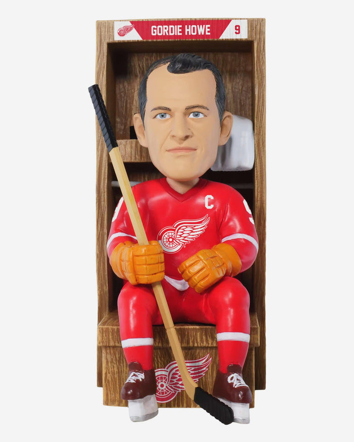 Gordie Howe Detroit Red Wings Locker Room Bobblehead FOCO - FOCO.com