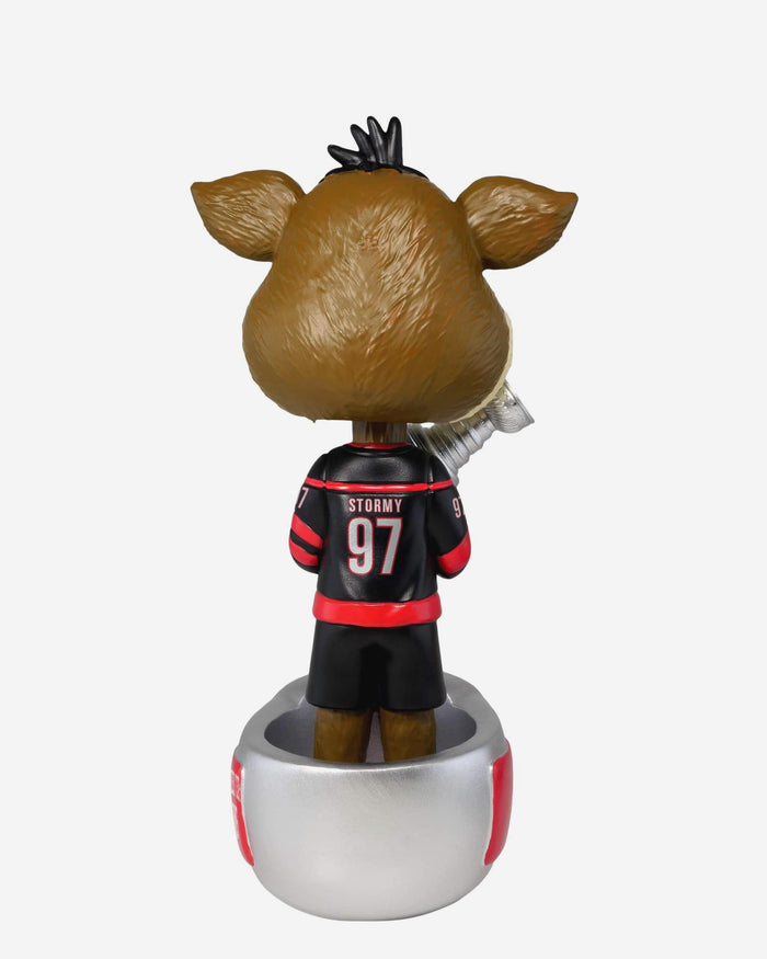Stormy Carolina Hurricanes 2026 Stanley Cup Champions 6.5 in Ring Base Mascot Medium Bighead FOCO - FOCO.com