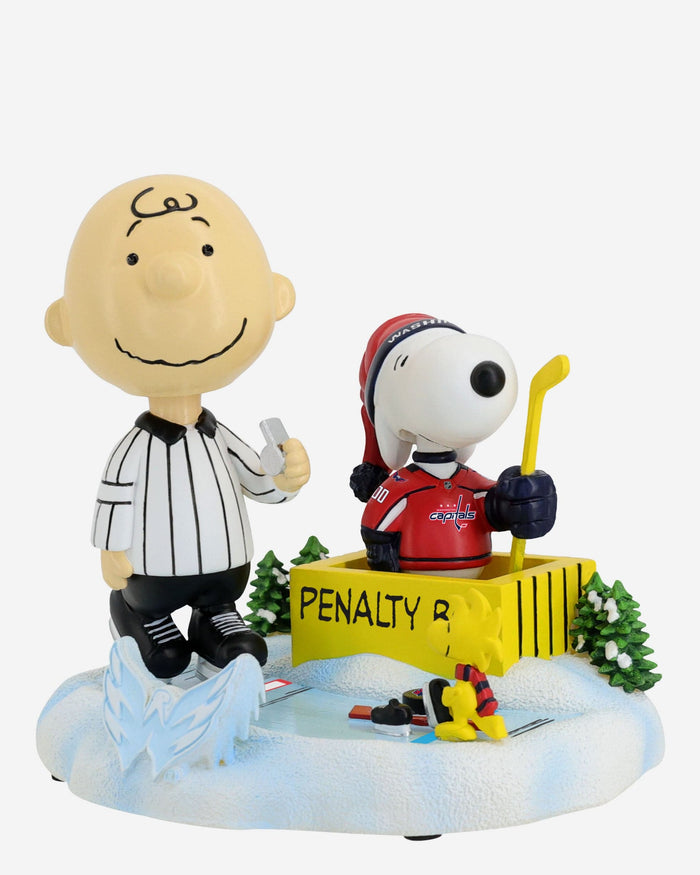 Washington Capitals Peanuts Penalty Box Bobblehead FOCO - FOCO.com