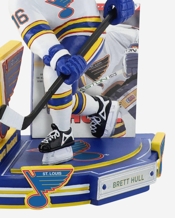 Brett Hull St Louis Blues The Incredible Hull Sports Illustrated Cover Bobblehead FOCO - FOCO.com