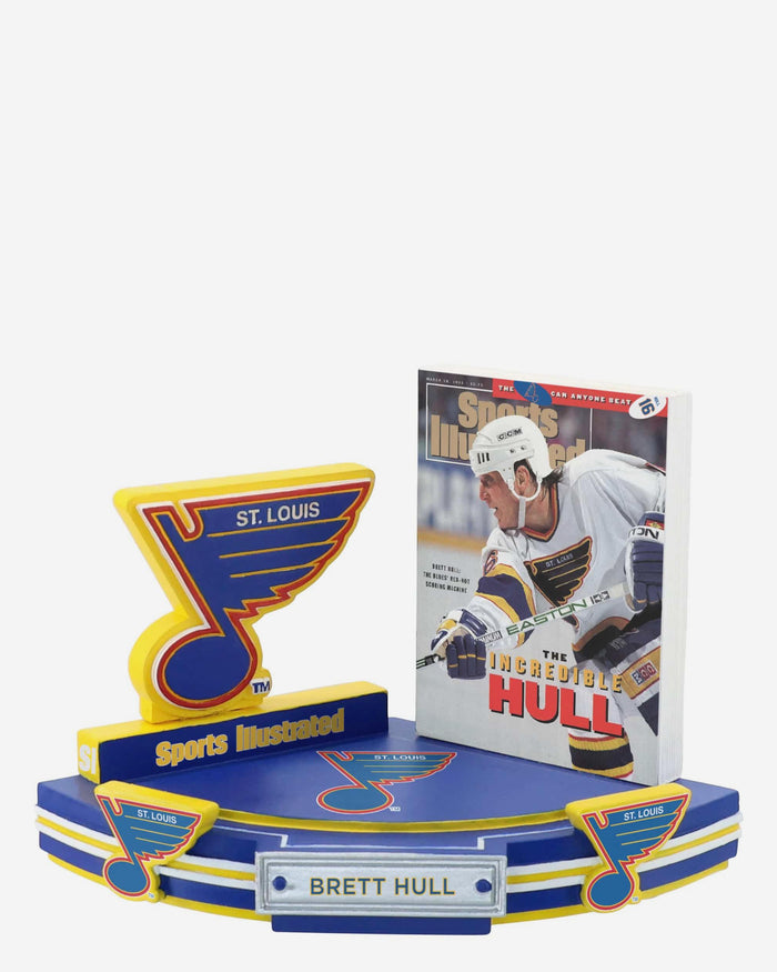Brett Hull St Louis Blues The Incredible Hull Sports Illustrated Cover Bobblehead FOCO - FOCO.com