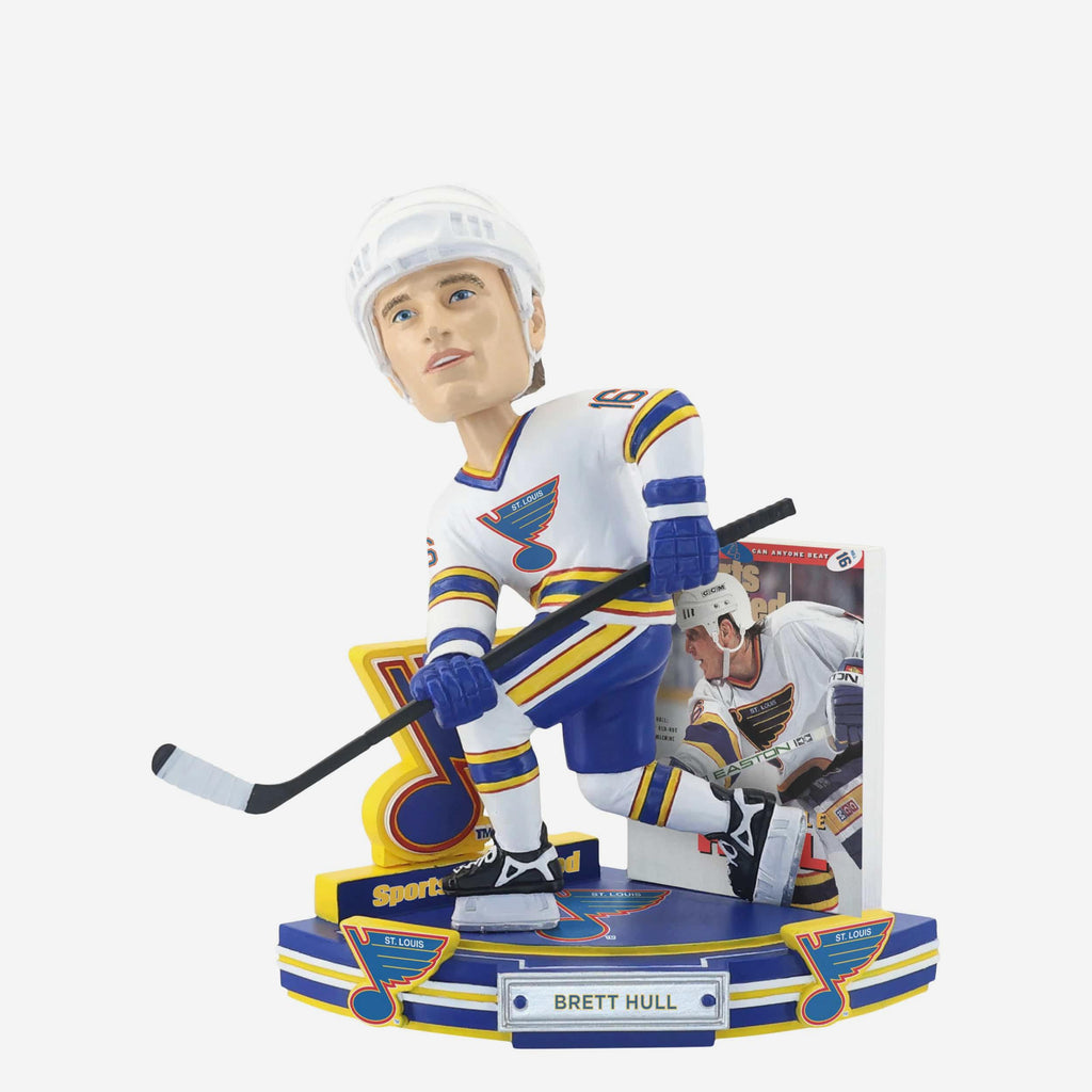Brett Hull St Louis Blues The Incredible Hull Sports Illustrated Cover Bobblehead FOCO - FOCO.com