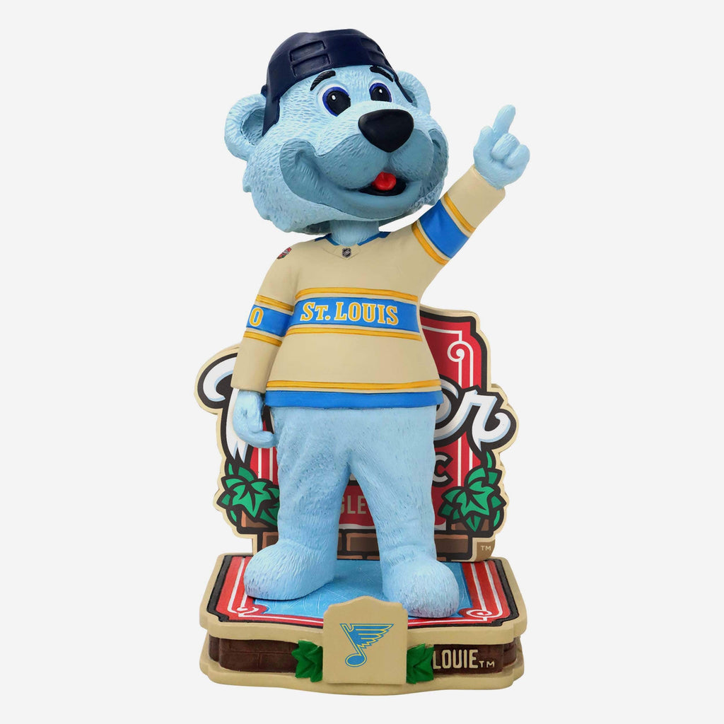 Louie St Louis Blues 2025 Winter Classic Mascot Bobblehead FOCO - FOCO.com