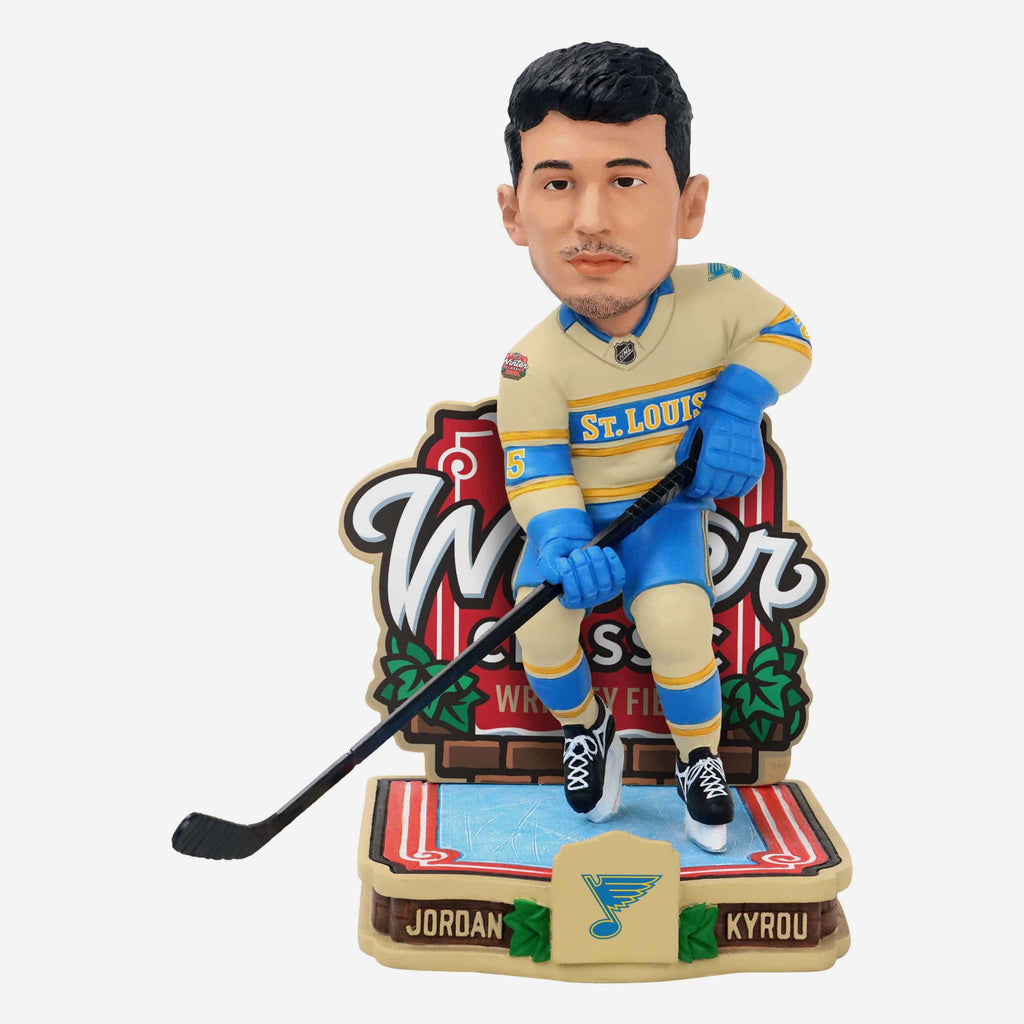 Jordan Kyrou St Louis Blues 2025 Winter Classic Bobblehead FOCO - FOCO.com