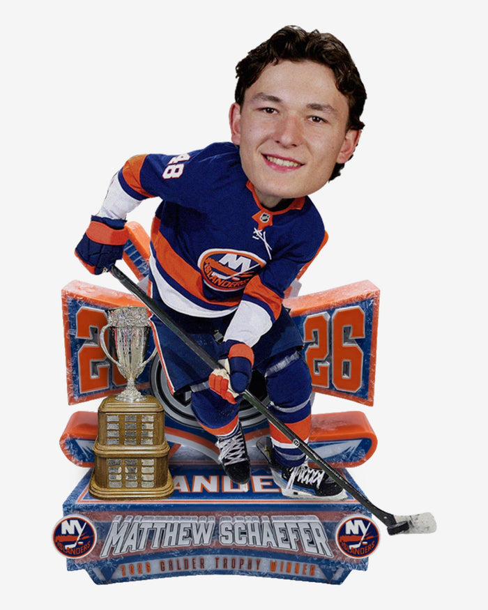Matthew Schaefer New York Islanders 2026 Calder Memorial Trophy Award Bobblehead