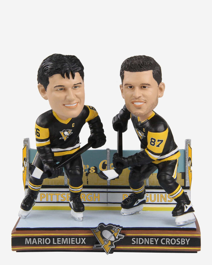 Mario Lemieux & Sidney Crosby Pittsburgh Penguins Then And Now Bobblehead FOCO - FOCO.com