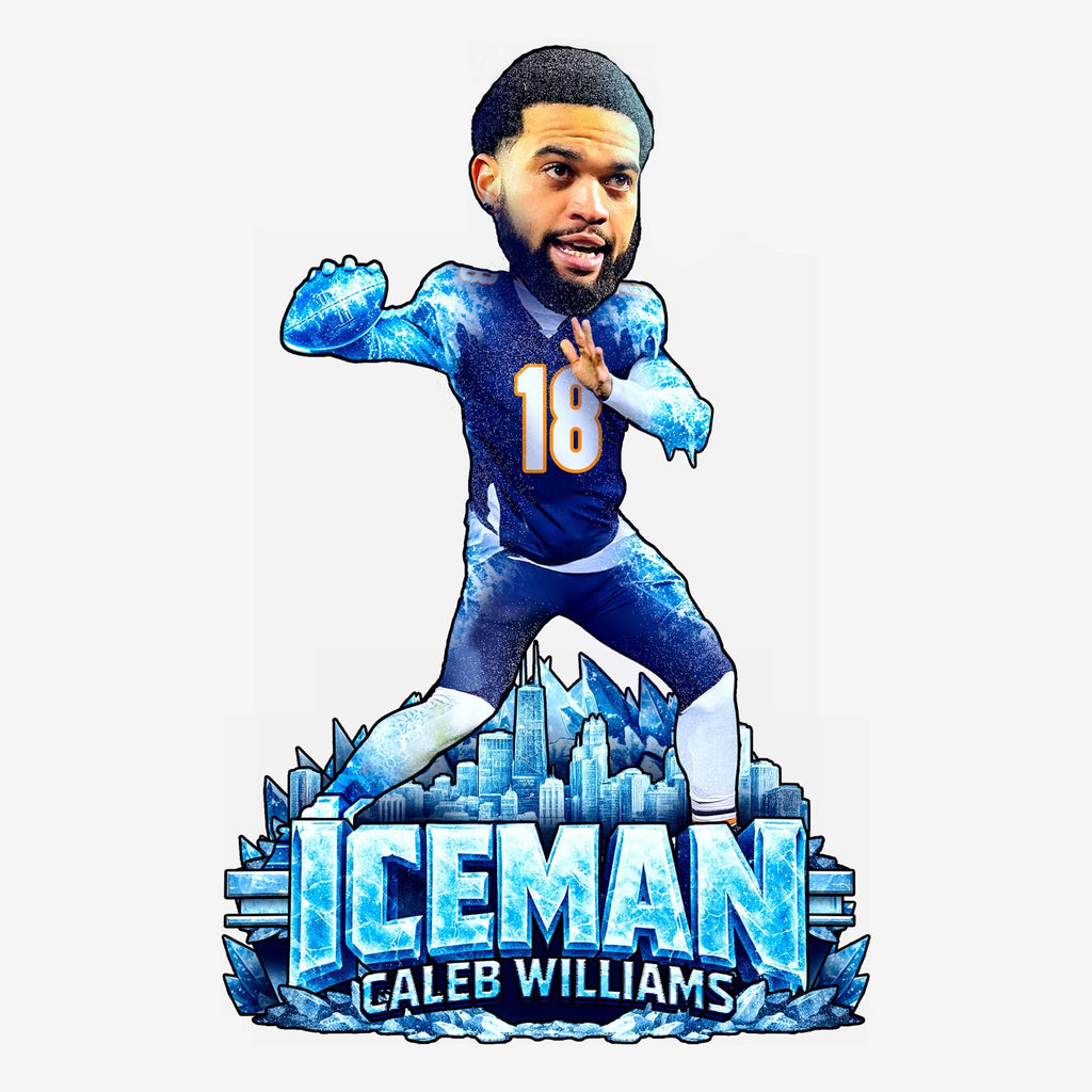 Caleb Williams Iceman Nickname Bobblehead FOCO - FOCO.com