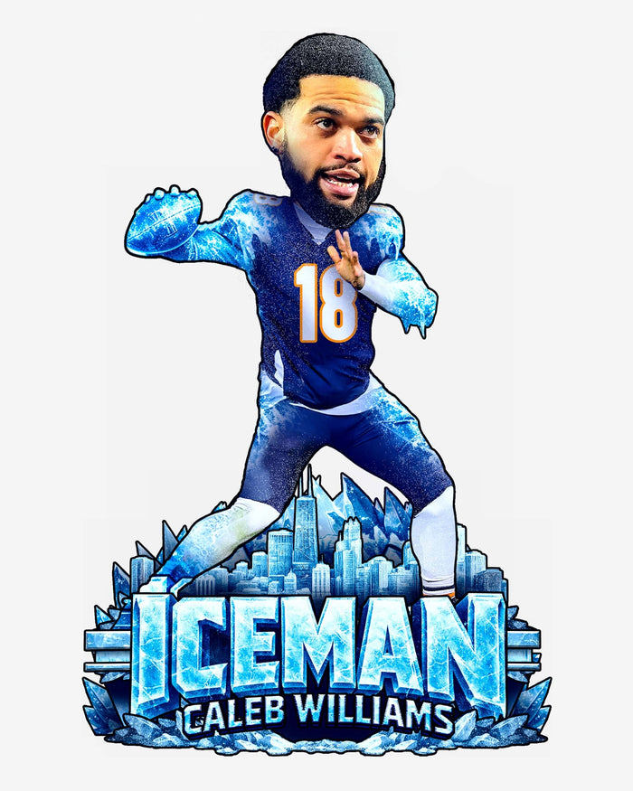 Caleb Williams Iceman Nickname Bobblehead FOCO - FOCO.com
