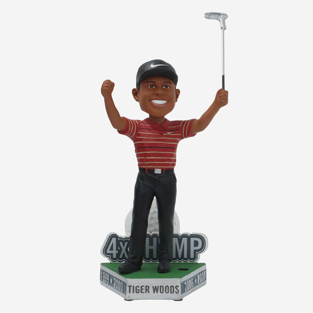 Tiger Woods 4x Champion Bobblehead FOCO - FOCO.com