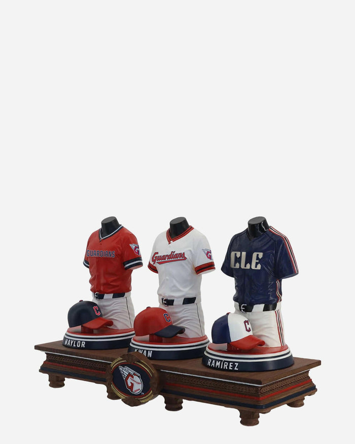 Jose Ramierez & Steven Kwan & Bo Naylor Cleveland Guardians 2026 Jersey Bust Triple Bobblehead FOCO - FOCO.com