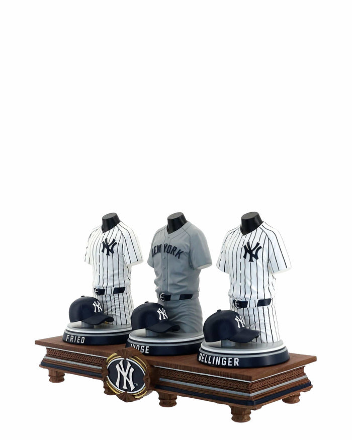 Aaron Judge & Max Fried & Cody Bellinger New York Yankees 2026 Jersey Bust Triple Bobblehead