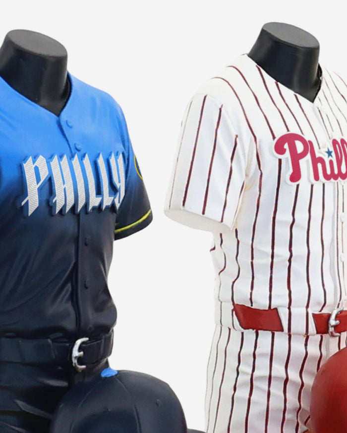 Bryce Harper & Trea Turner & Kyle Schwarber Philadelphia Phillies 2026 Jersey Bust Triple Bobblehead FOCO - FOCO.com
