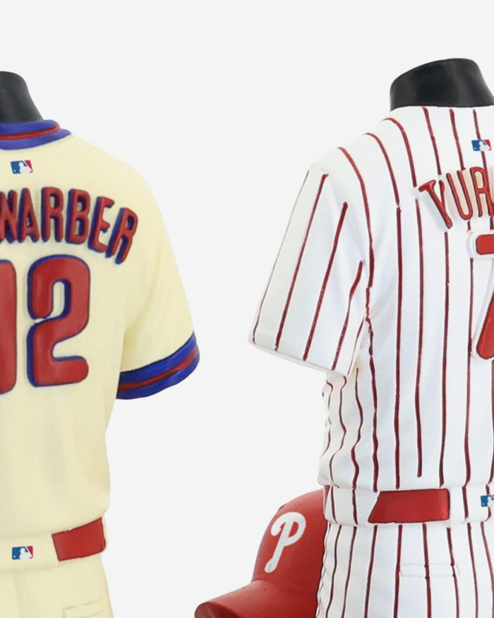 Bryce Harper & Trea Turner & Kyle Schwarber Philadelphia Phillies 2026 Jersey Bust Triple Bobblehead FOCO - FOCO.com