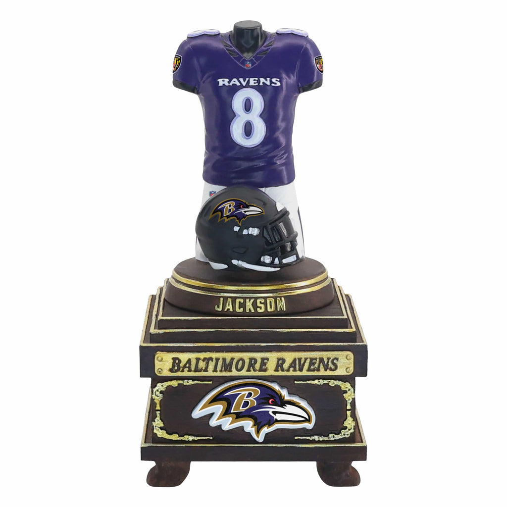 Lamar Jackson Baltimore Ravens 2026 Home Jersey Bust FOCO - FOCO.com