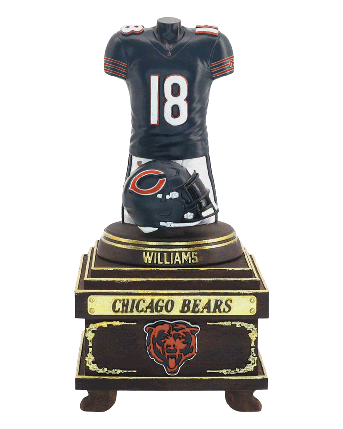 Caleb Williams Chicago Bears 2026 Home Jersey Bust FOCO - FOCO.com